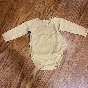 Quincy Mae Side Snap Bodysuit - Sun